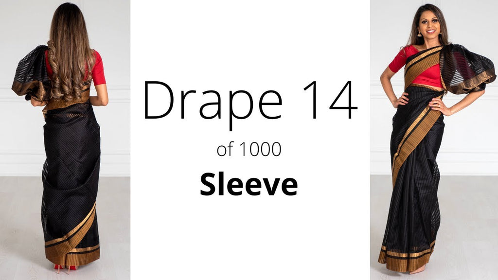 How To Drape A Saree | The Sleeve Drape
