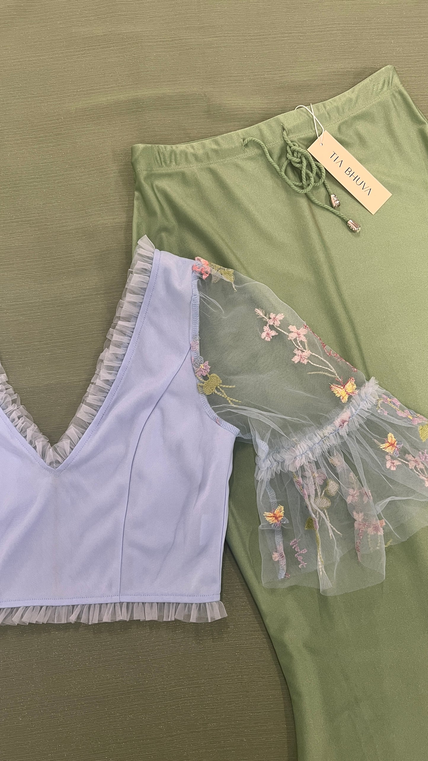 The Pistachio Debonair Saree