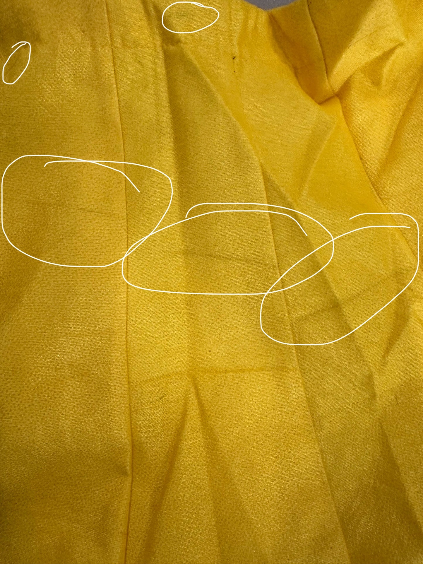 Imperfect Cancan Skirt - Yellow (Waist 36" Length 36")