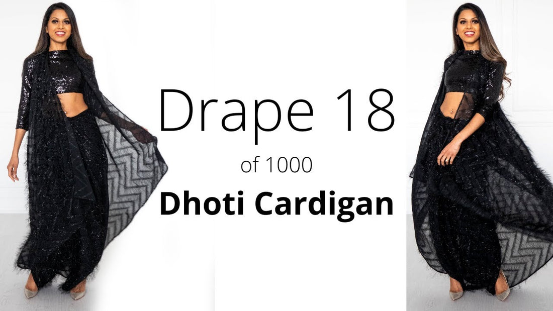 2025 Guide: How To Drape A Saree | The Dhoti Cardigan Drape