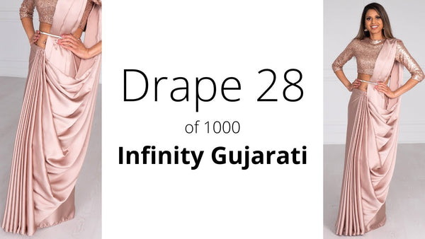 How to Drape A Saree | The Infinity Gujarati Drape