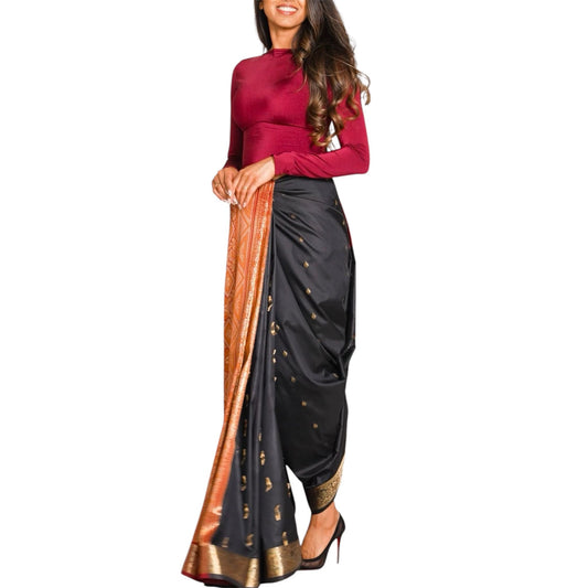 Traditional Saree Drapes | Kuchipudi