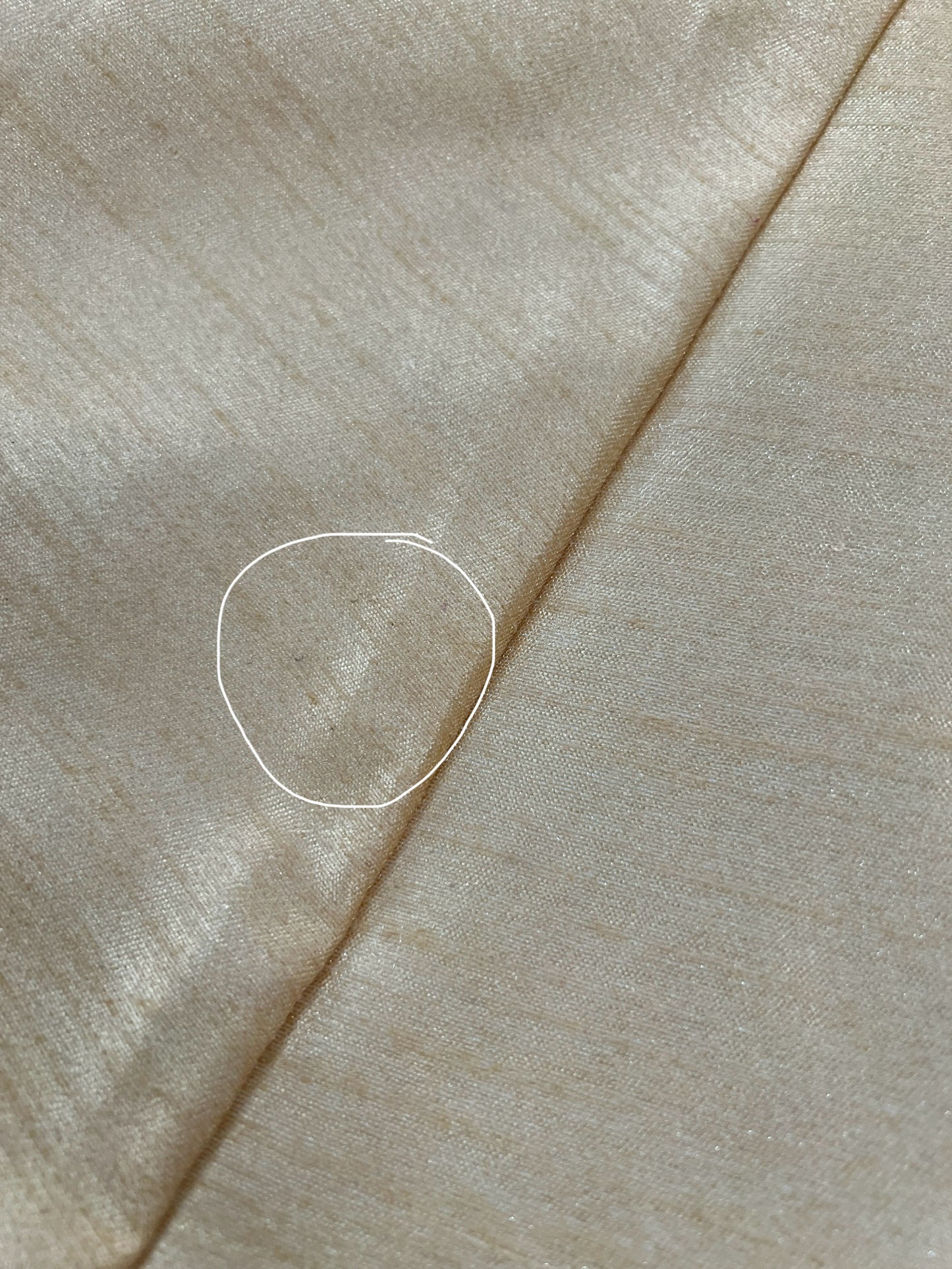 Imperfect Cancan Skirt - Gold (Waist 36" Length 36")