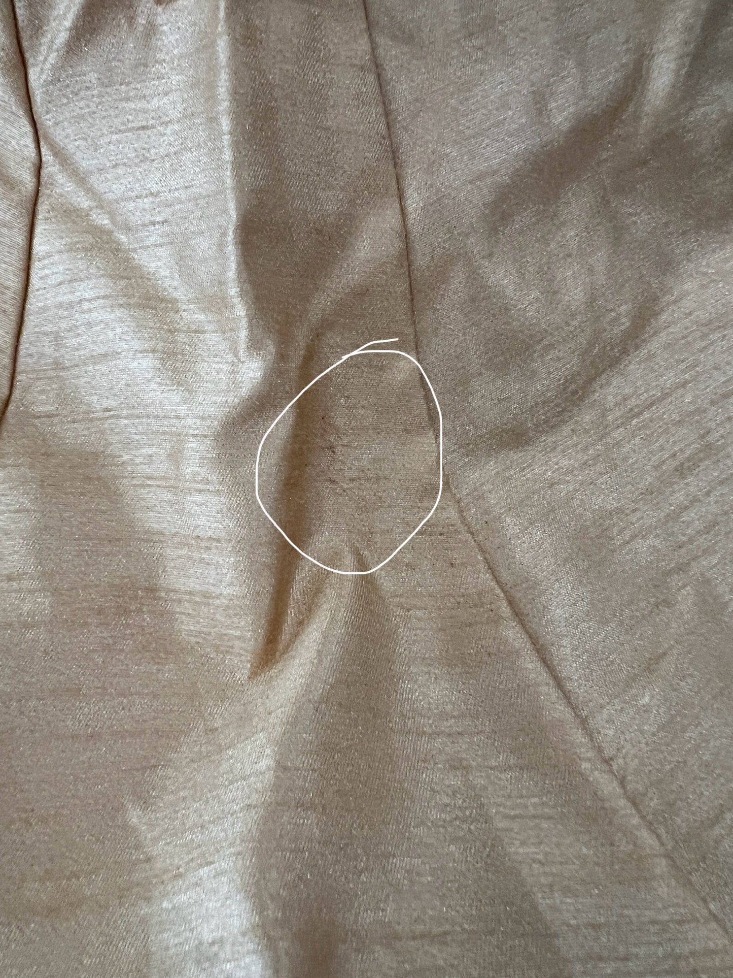 Imperfect Cancan Skirt - Gold (Waist 36" Length 36")