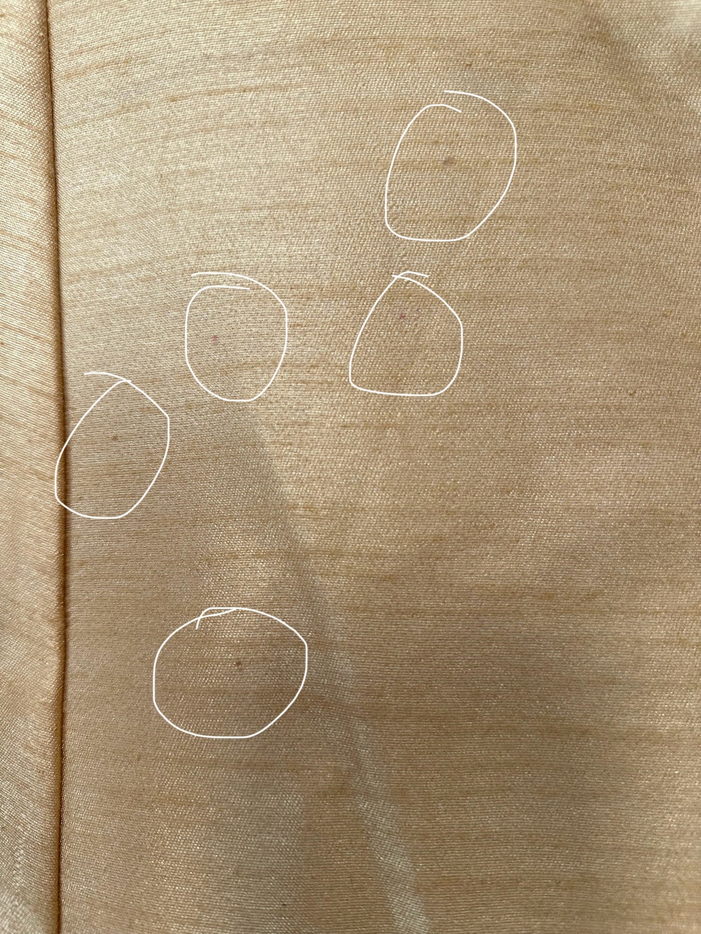 Imperfect Cancan Skirt - Gold (Waist 36" Length 36")