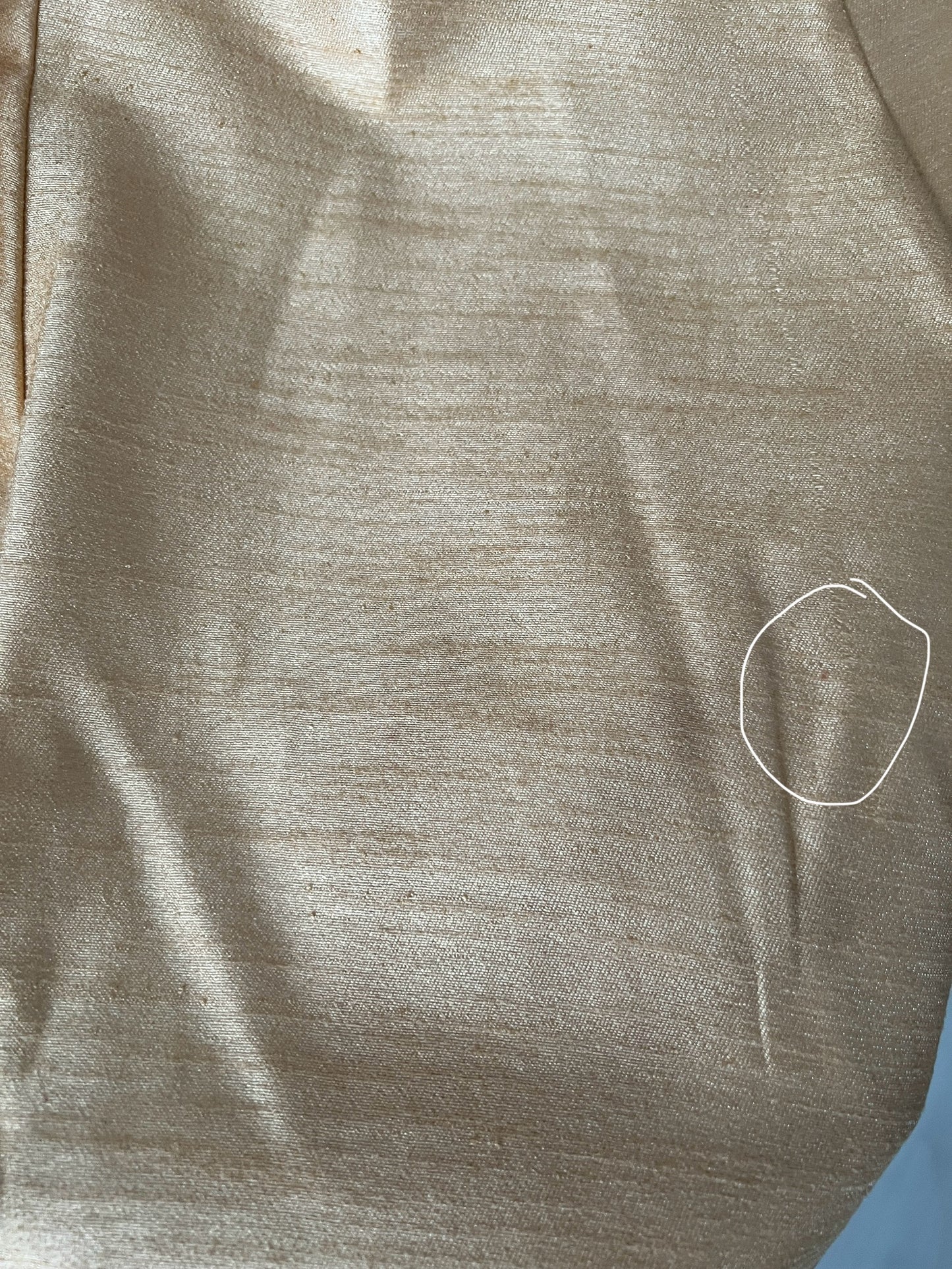 Imperfect Cancan Skirt - Gold (Waist 36" Length 36")