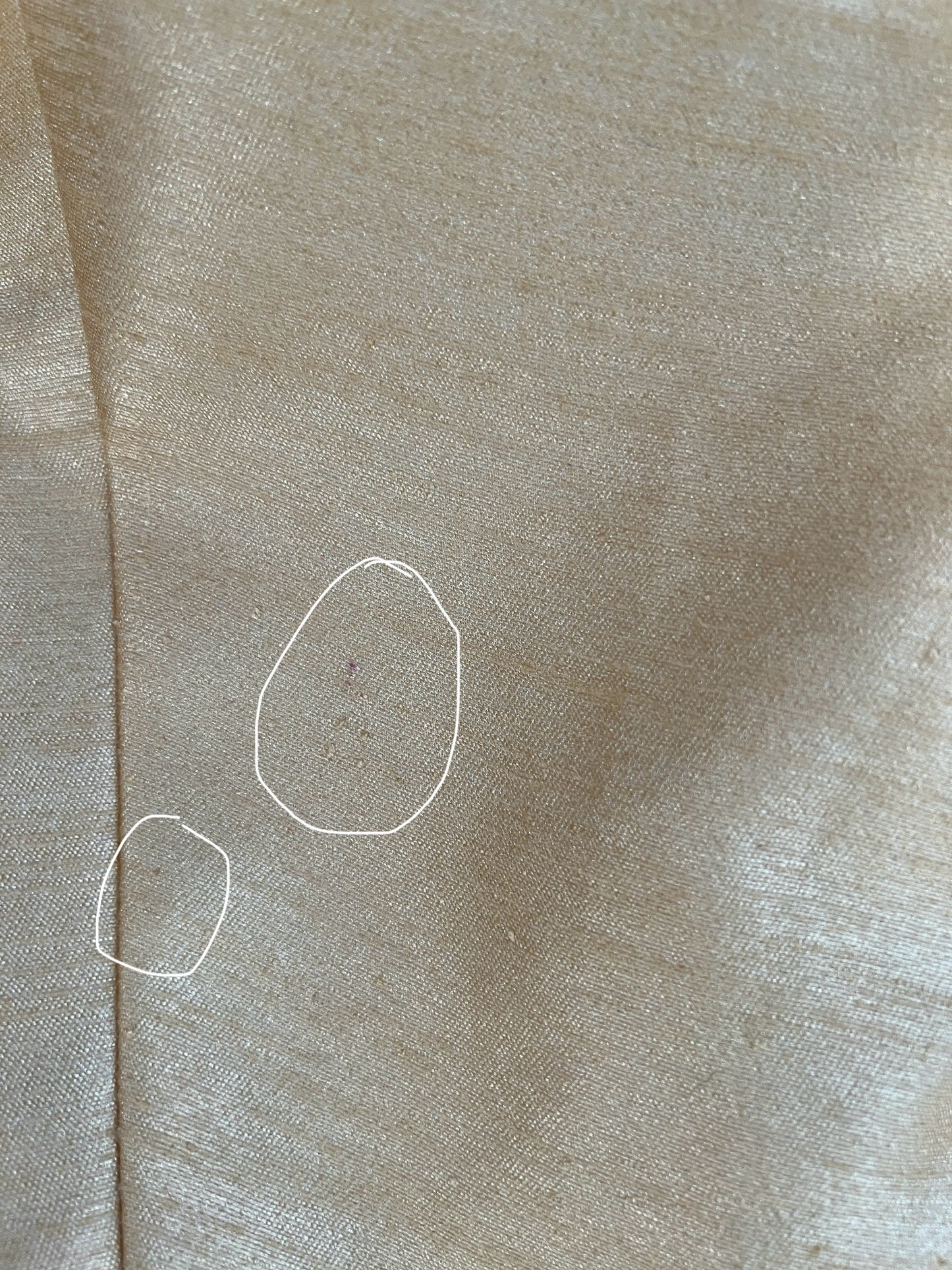 Imperfect Cancan Skirt - Gold (Waist 36" Length 36")