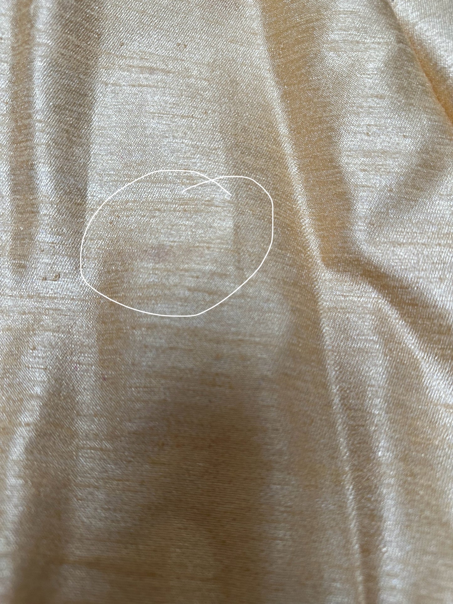 Imperfect Cancan Skirt - Gold (Waist 36" Length 36")