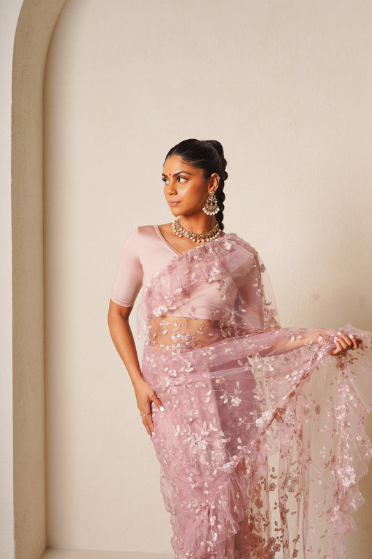 Peony V-Neck Luxe Blouse