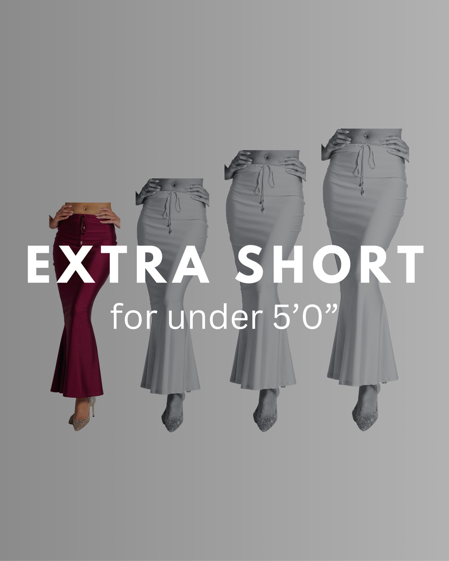 Extra Short 34" Saree Silhouettes