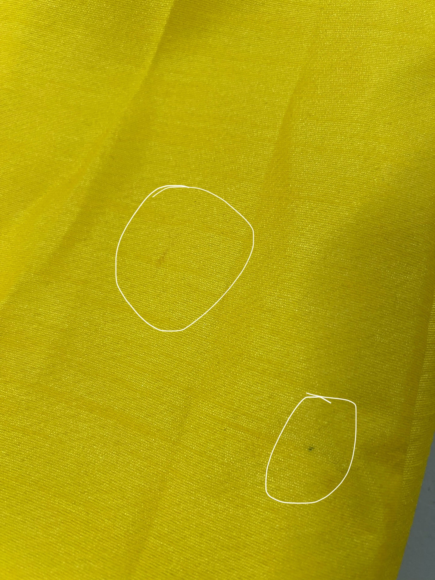 Imperfect Cancan Skirt - Yellow (Waist 36" Length 39")