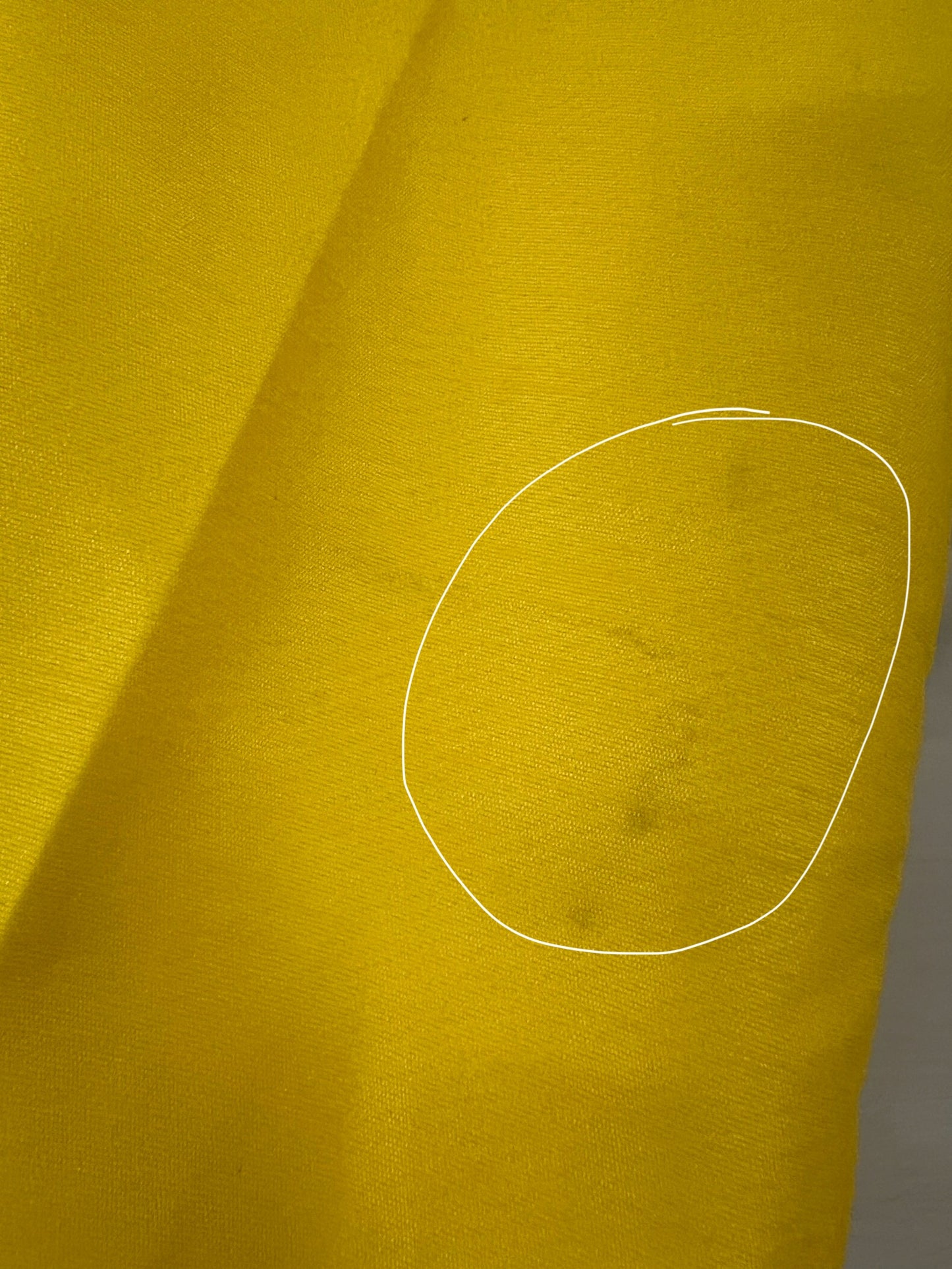 Imperfect Cancan Skirt - Yellow (Waist 36" Length 39")