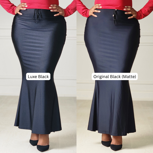 Luxe Short 36" Black Saree Silhouette™