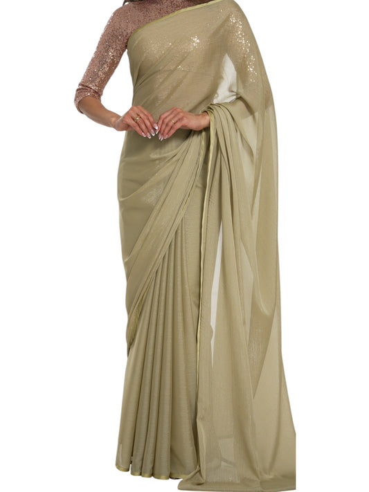 The Pistachio Debonair Saree