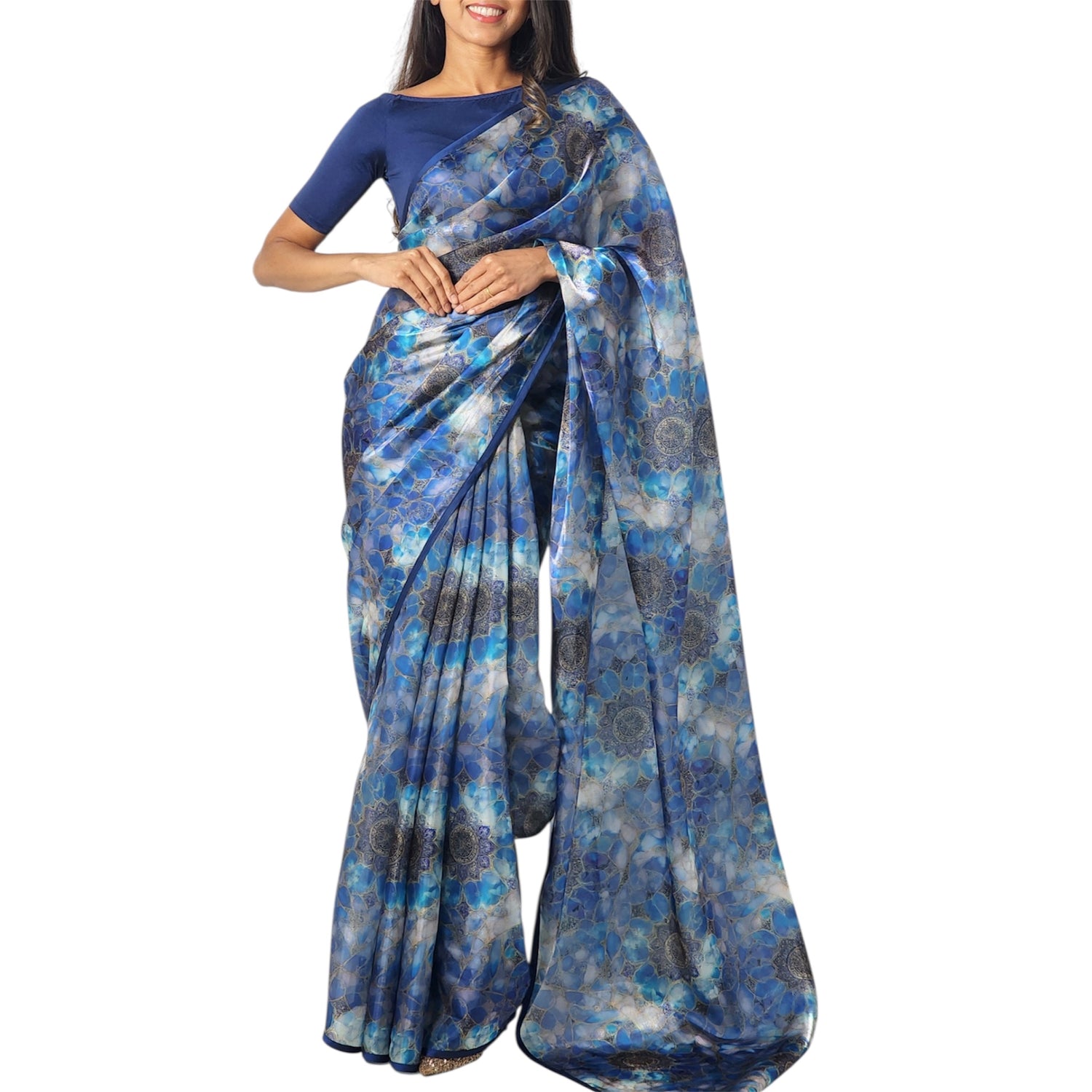 How to Drape a Saree | The Nivi Drape – TiaBhuva.com