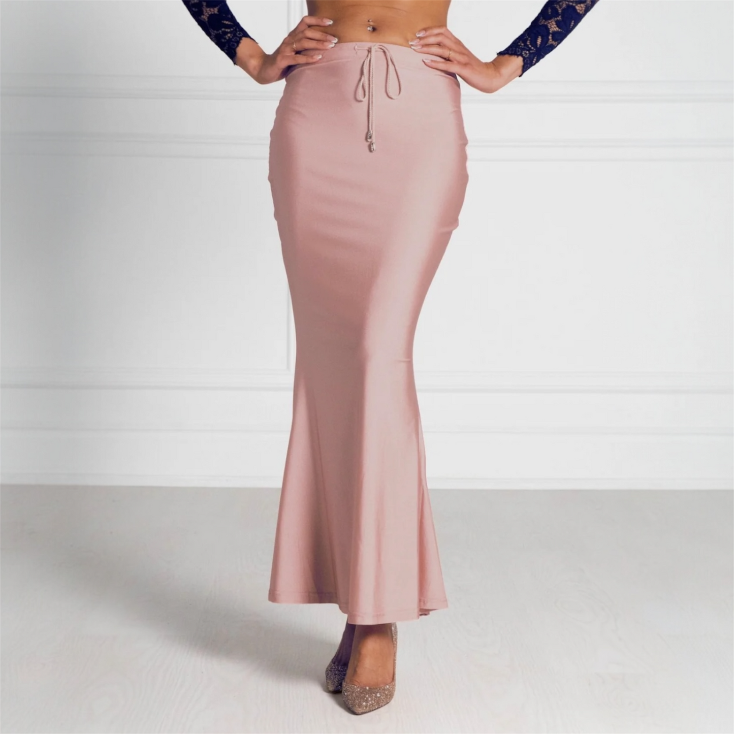 38" Dusty Rose Saree Silhouette™