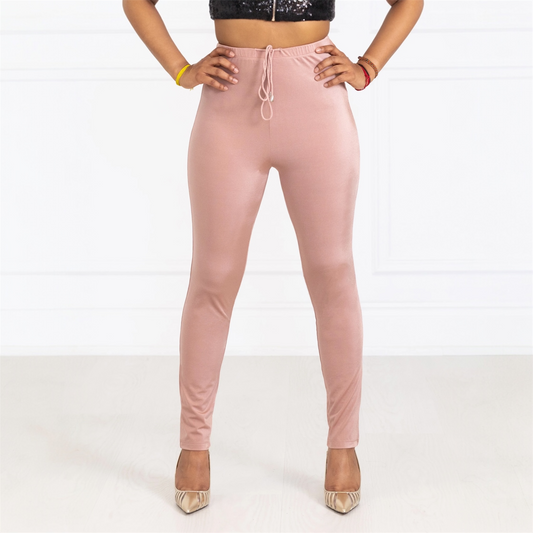Dusty Rose Silhouette Pants