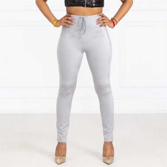 Silver Silhouette Pants