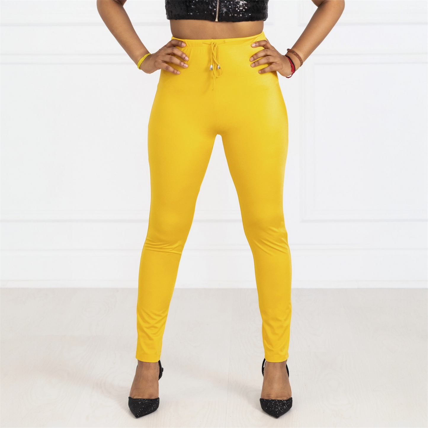 Liquid Gold Silhouette Pants