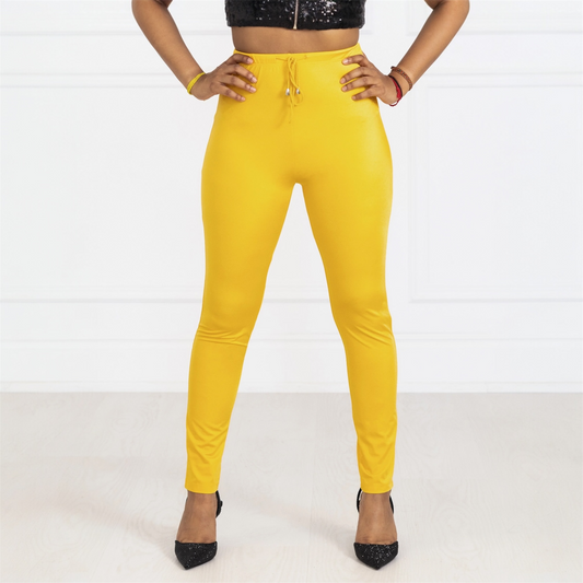 Liquid Gold Silhouette Pants