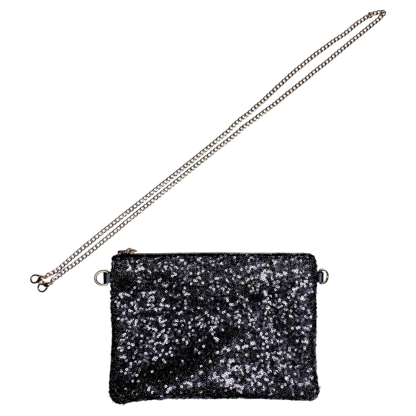 Sequin Clutch + Waist Chain