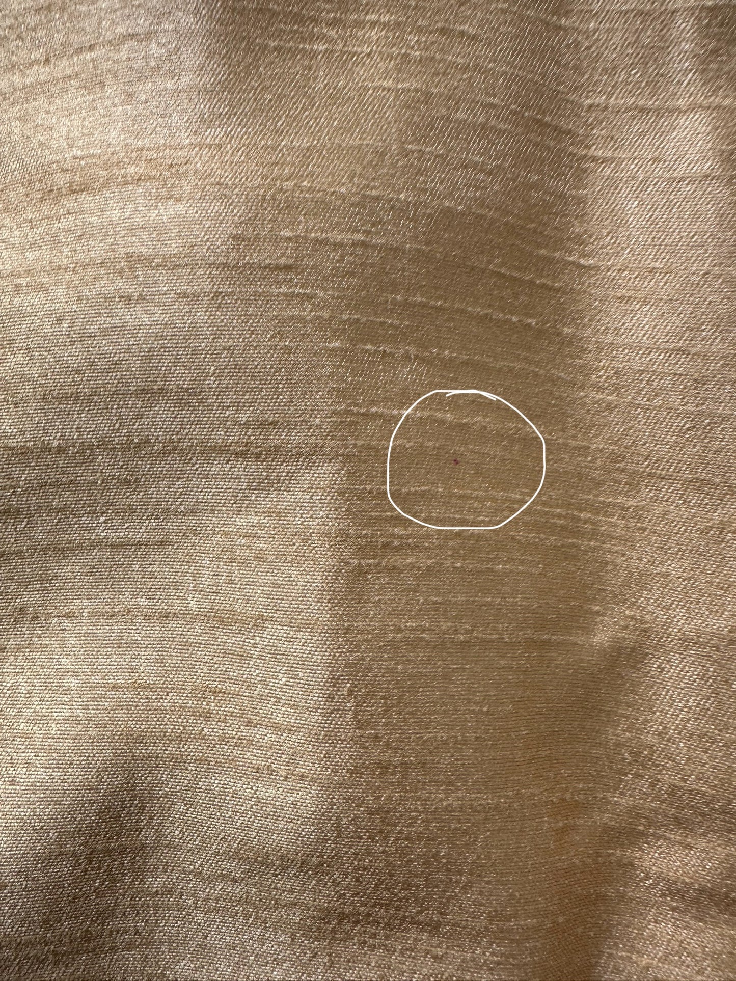 Imperfect Cancan Skirt - Gold (Waist 36" Length 42")