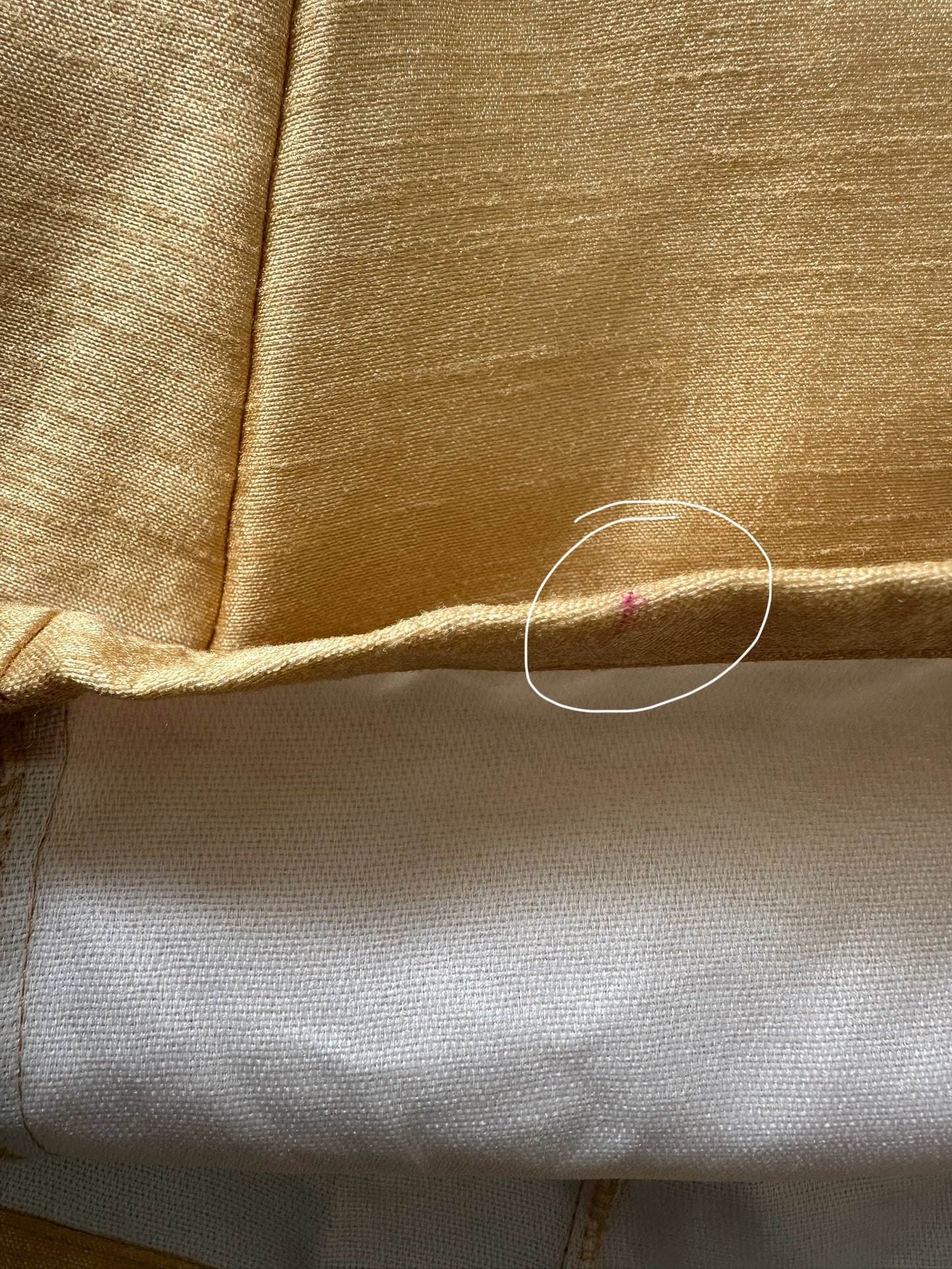 Imperfect Cancan Skirt - Gold (Waist 36" Length 42")