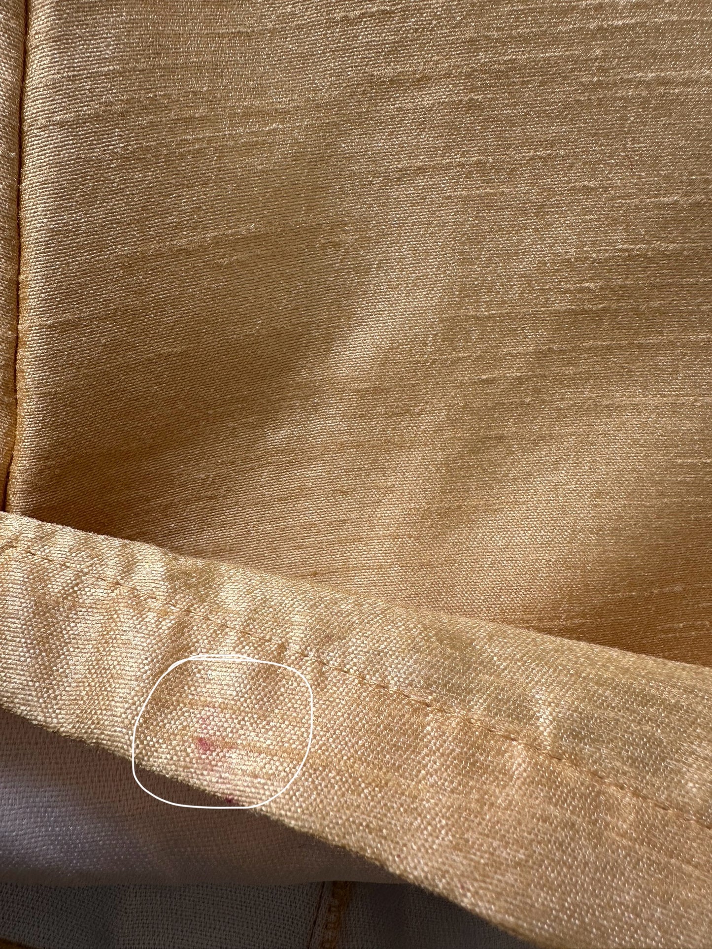 Imperfect Cancan Skirt - Gold (Waist 36" Length 42")