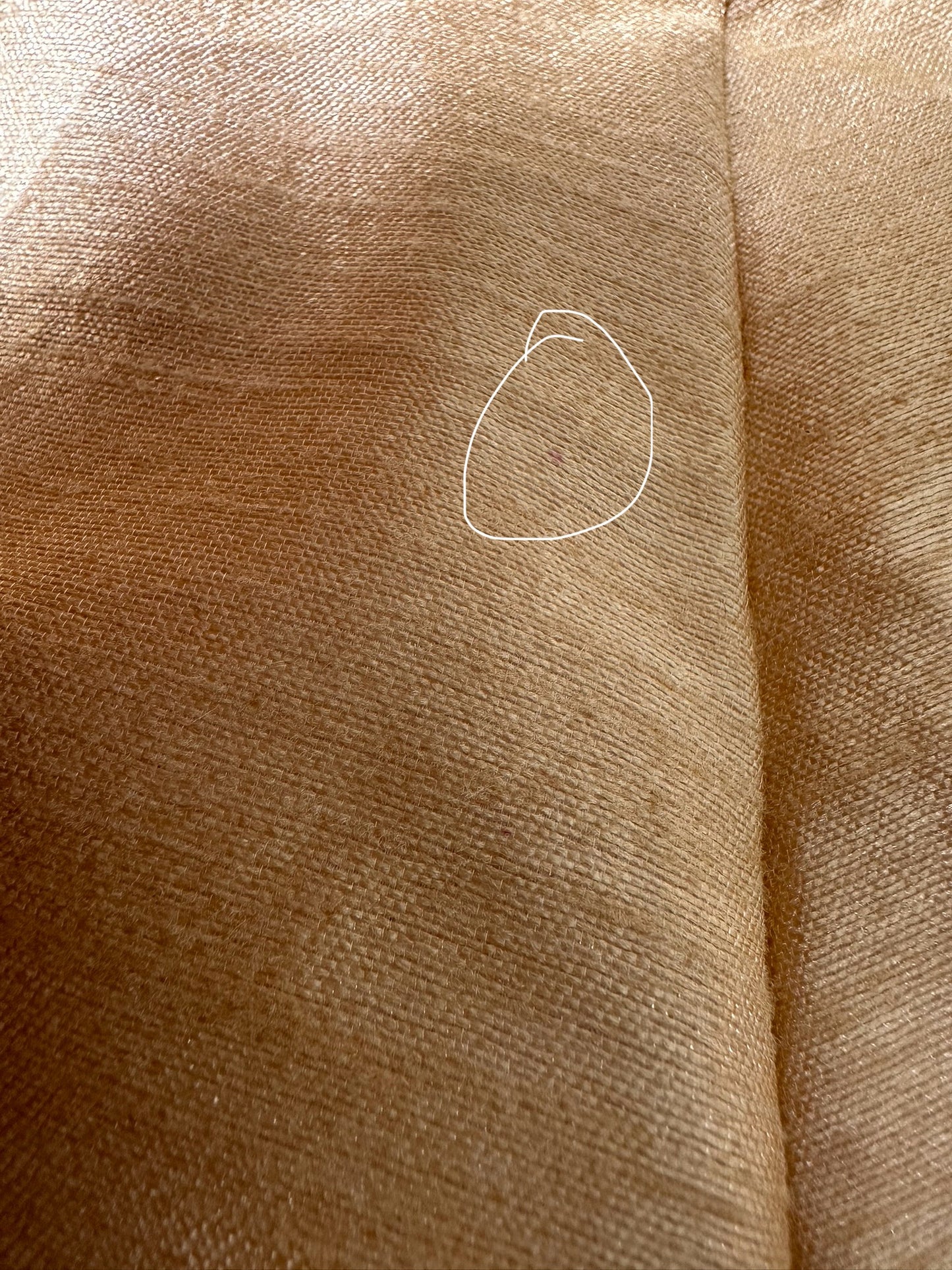 Imperfect Cancan Skirt - Gold (Waist 36" Length 42")