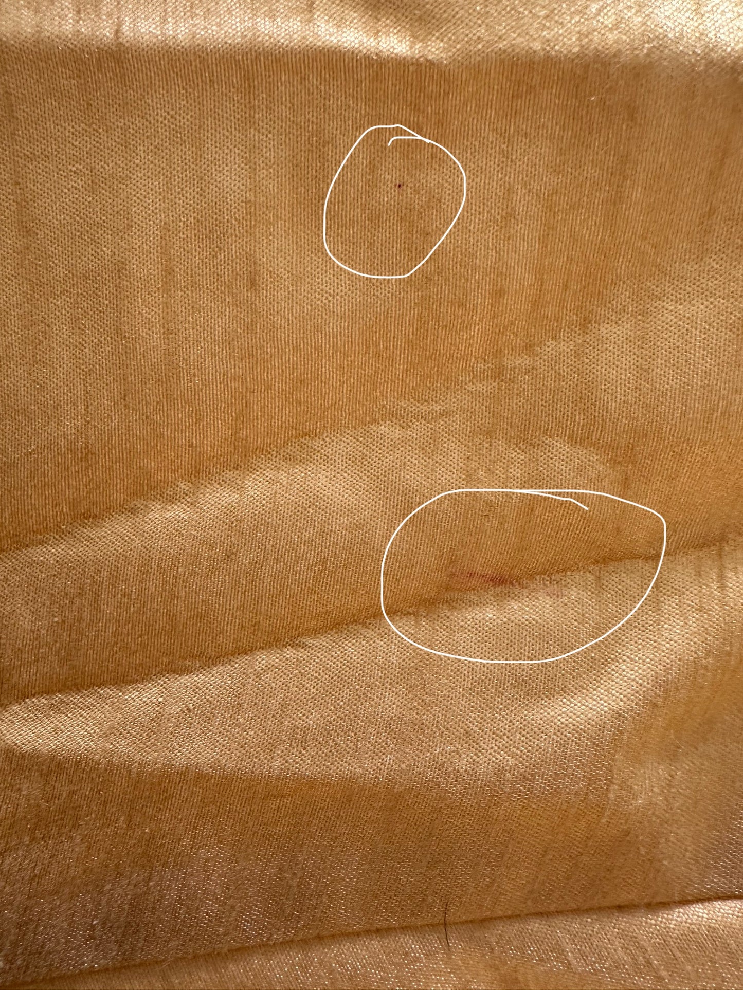 Imperfect Cancan Skirt - Gold (Waist 36" Length 42")