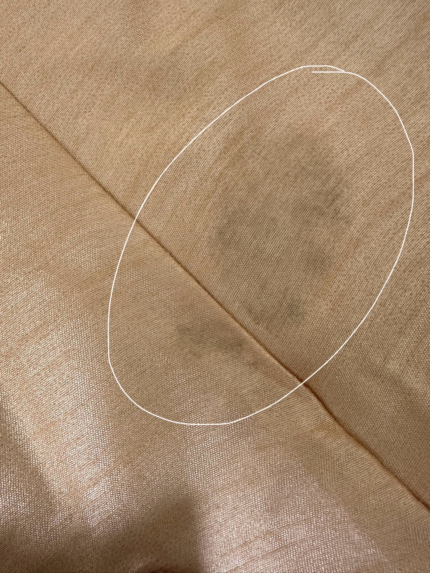 Imperfect Cancan Skirt - Gold (Waist 36" Length 42")