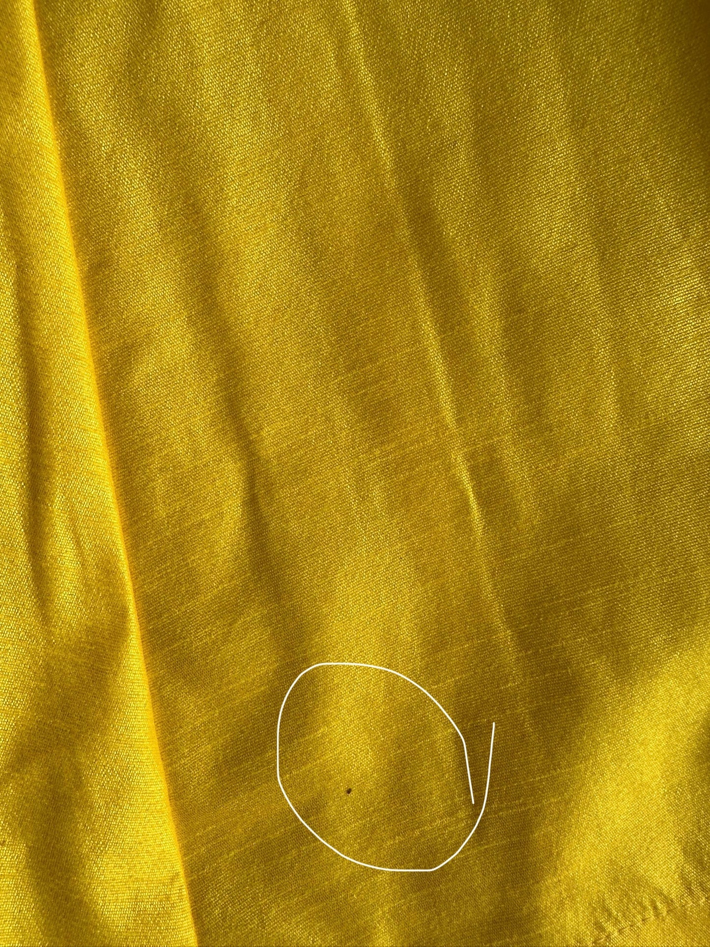 Imperfect Cancan Skirt - Yellow (Waist 36" Length 36")