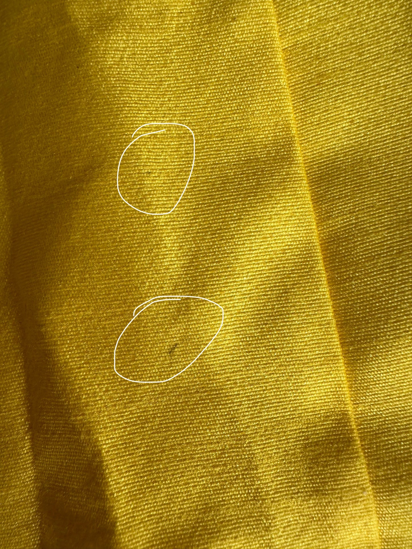 Imperfect Cancan Skirt - Yellow (Waist 36" Length 36")