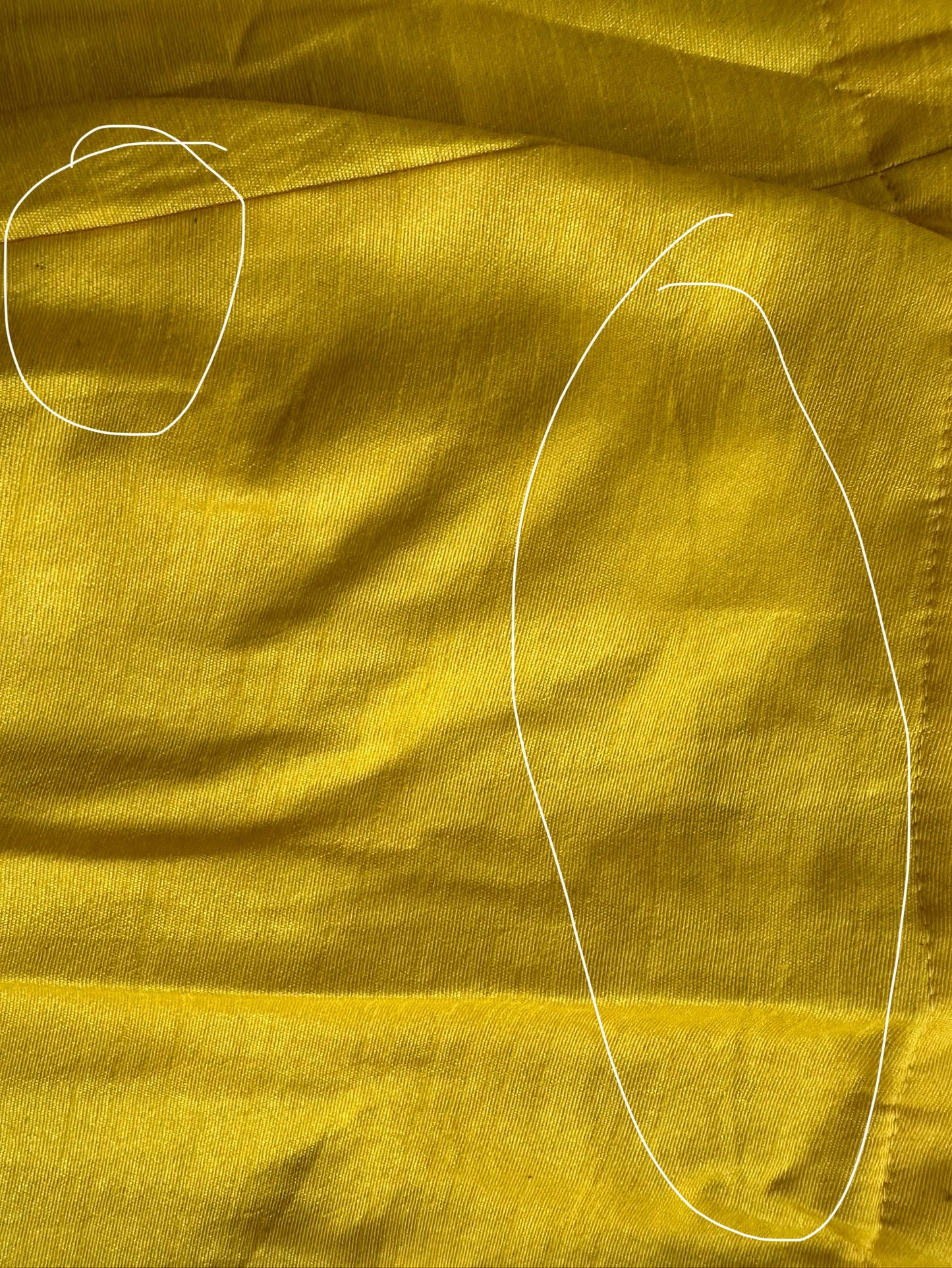 Imperfect Cancan Skirt - Yellow (Waist 36" Length 36")