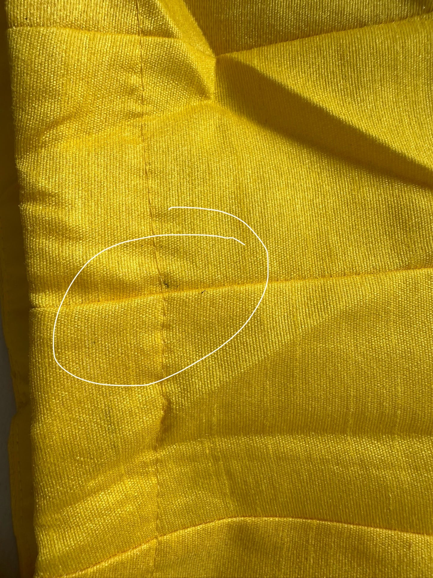 Imperfect Cancan Skirt - Yellow (Waist 36" Length 36")