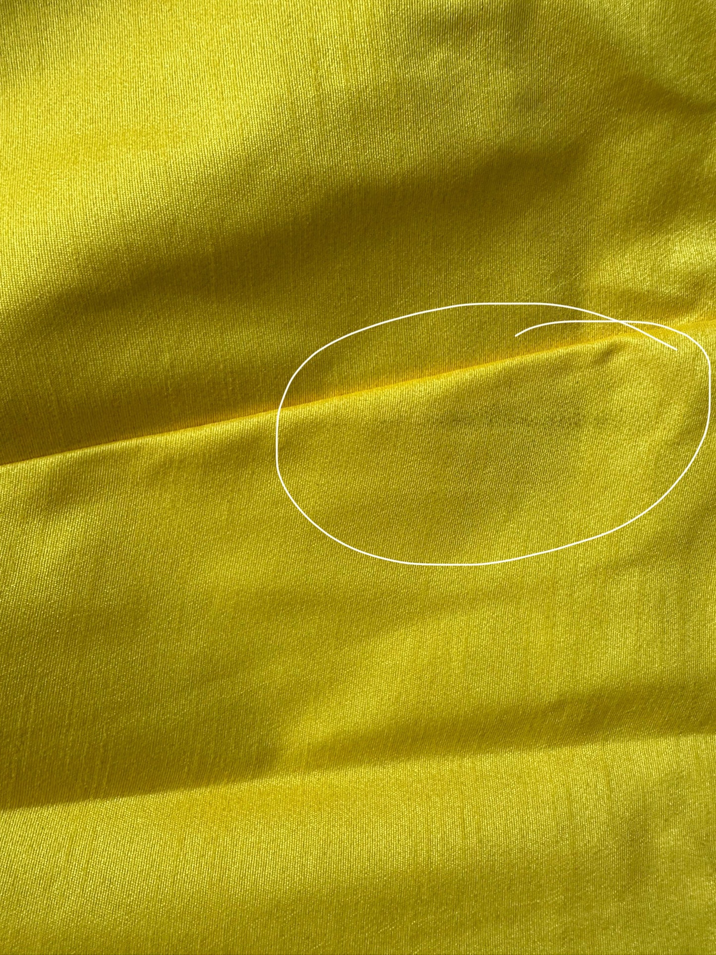 Imperfect Cancan Skirt - Yellow (Waist 36" Length 36")