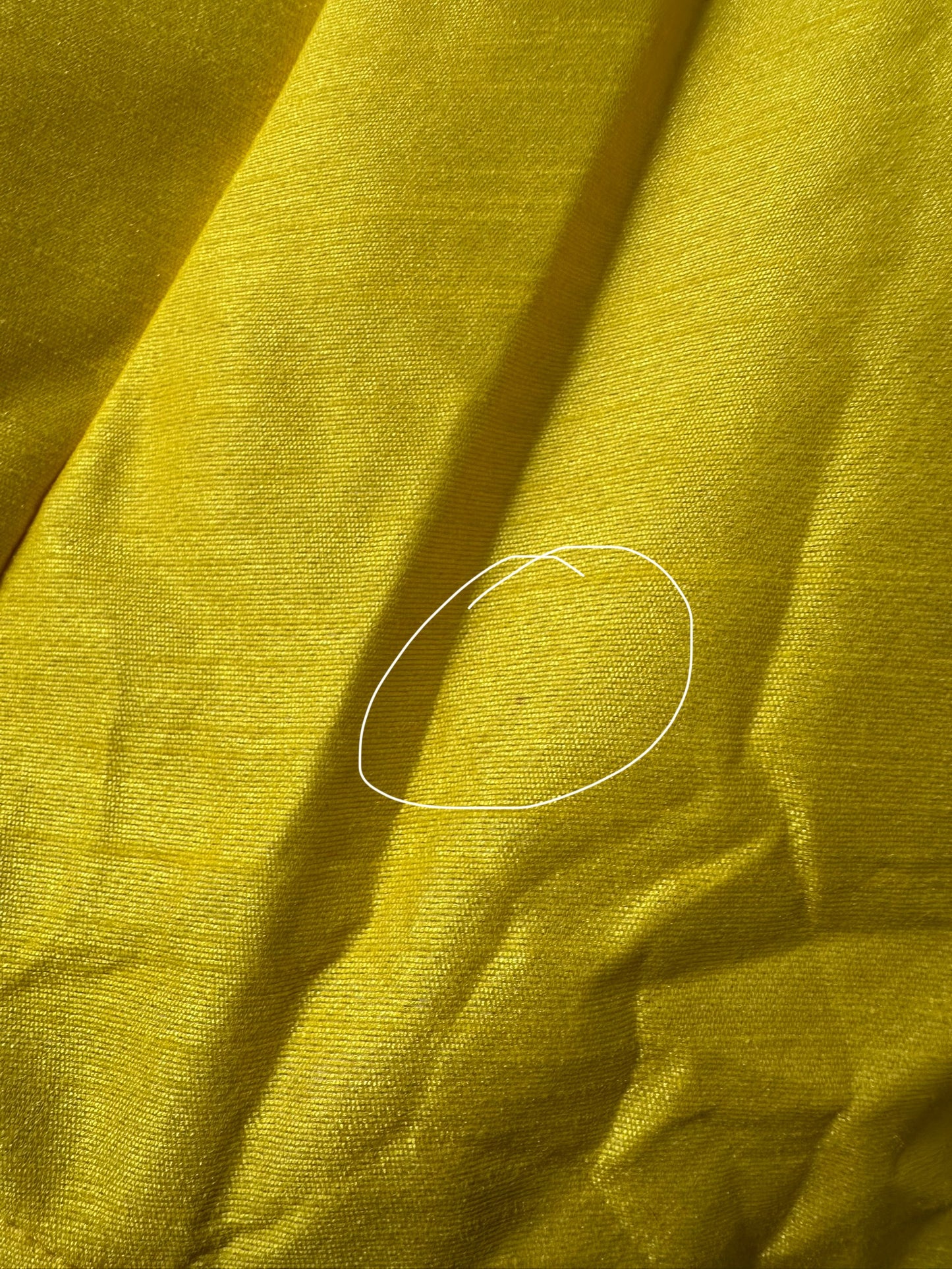 Imperfect Cancan Skirt - Yellow (Waist 36" Length 39")