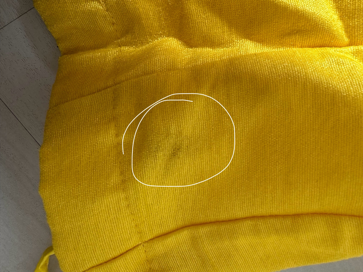 Imperfect Cancan Skirt - Yellow (Waist 36" Length 39")