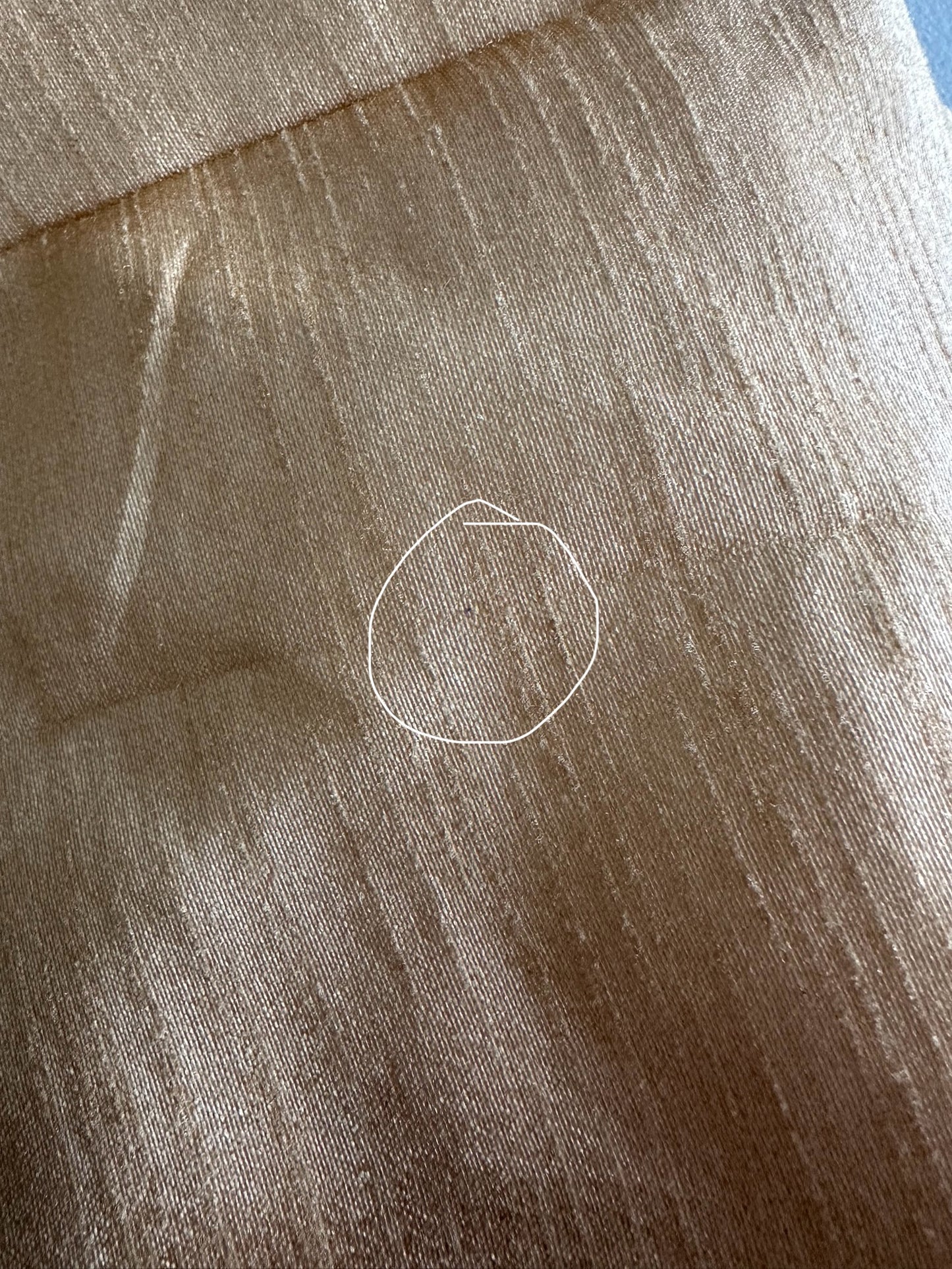 Imperfect Cancan Skirt - Gold (Waist 36" Length 36")