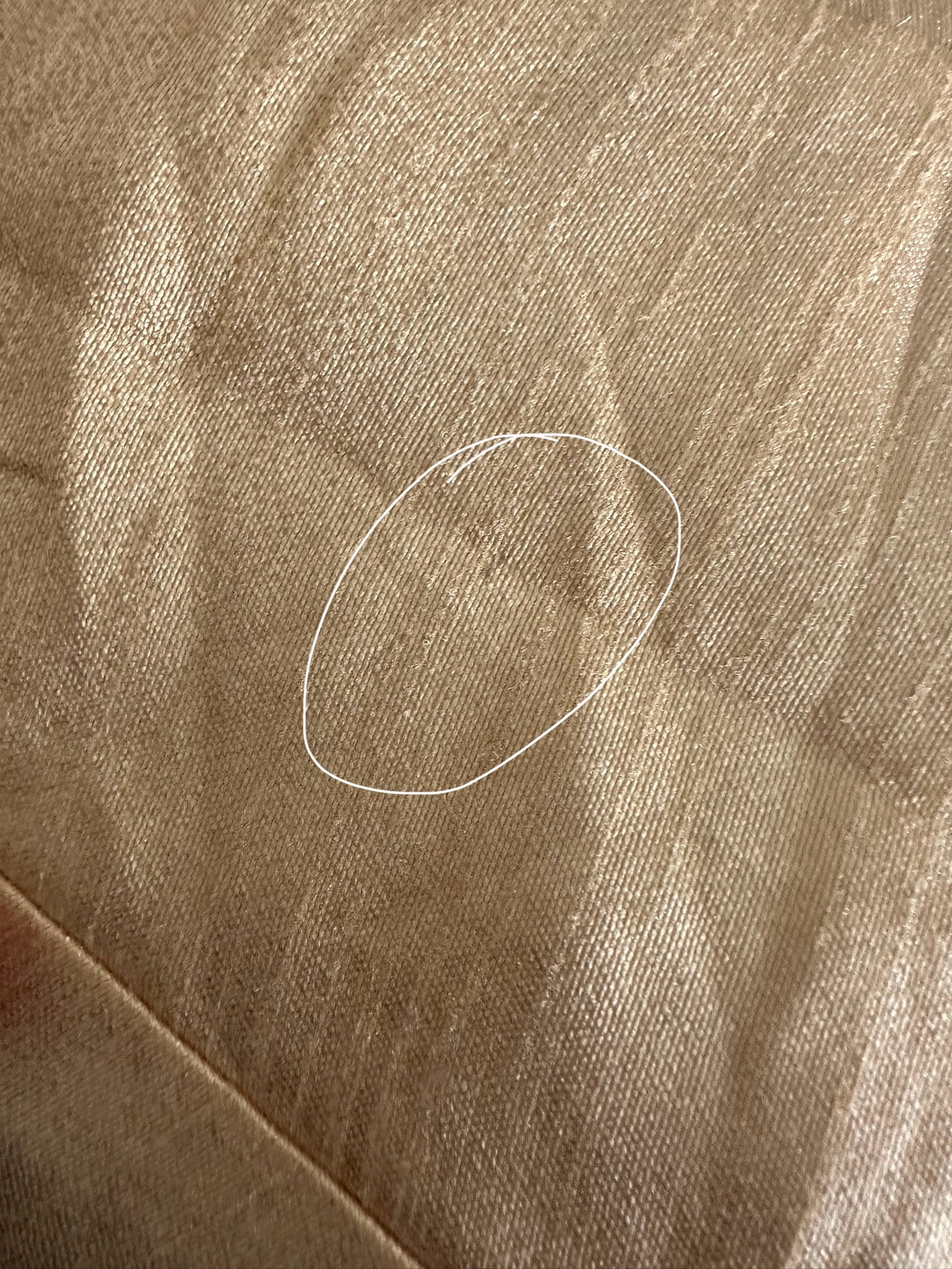 Imperfect Cancan Skirt - Gold (Waist 36" Length 36")