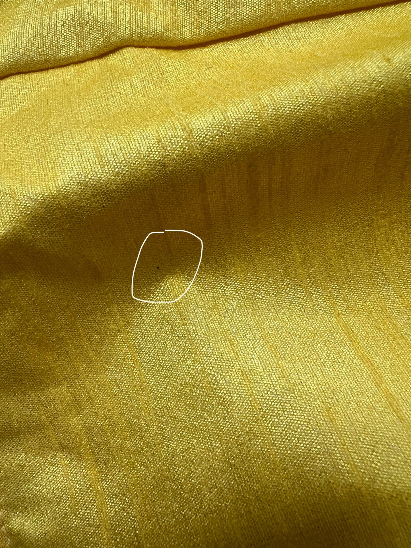 Imperfect Cancan Skirt - Yellow (Waist 38" Length 42")