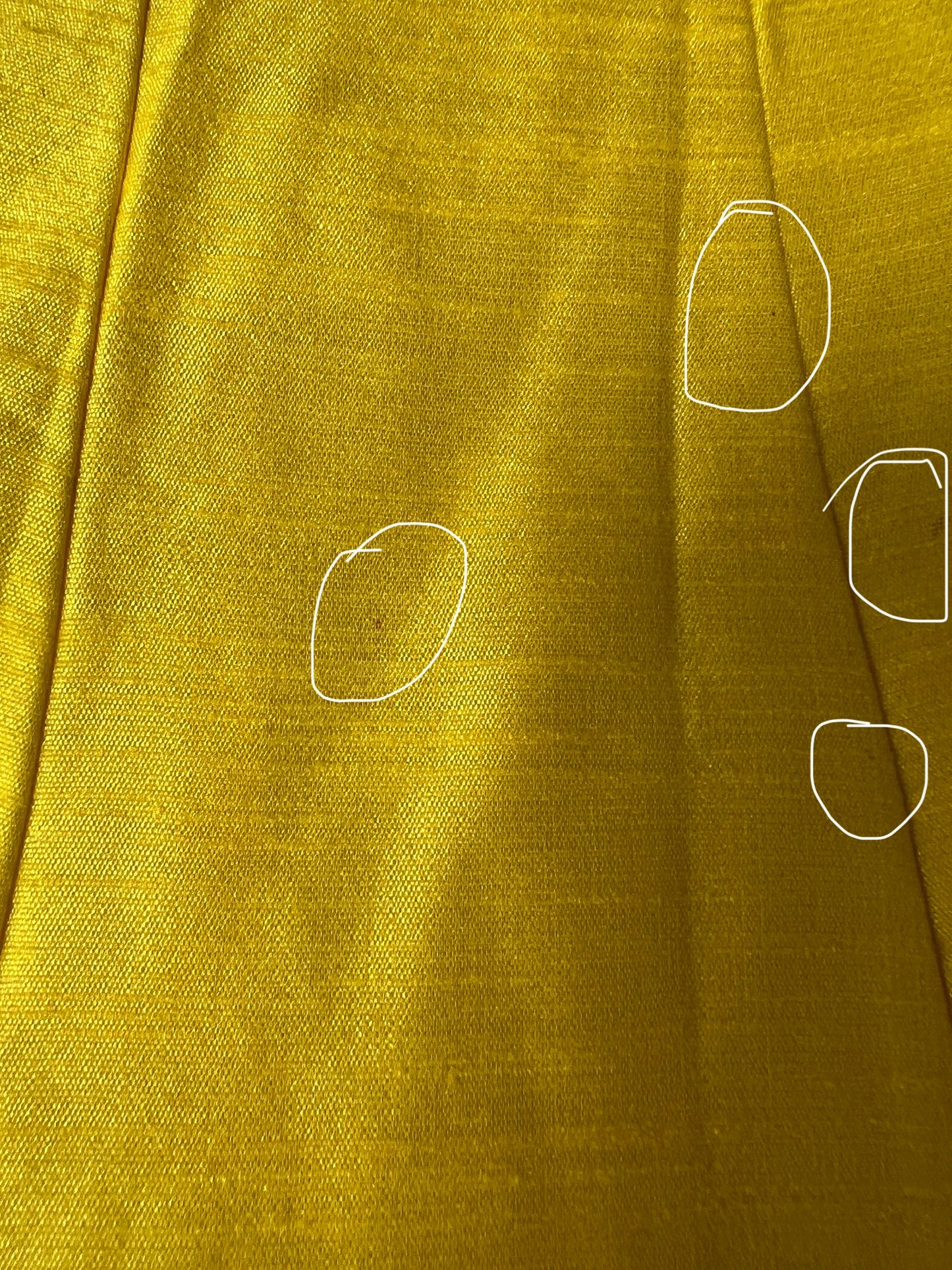 Imperfect Cancan Skirt - Yellow (Waist 38" Length 42")