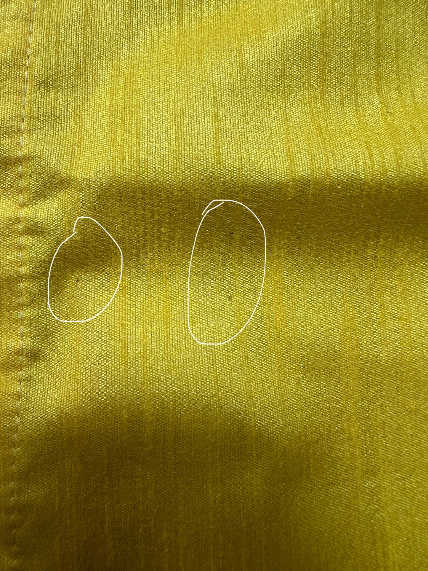 Imperfect Cancan Skirt - Yellow (Waist 38" Length 42")