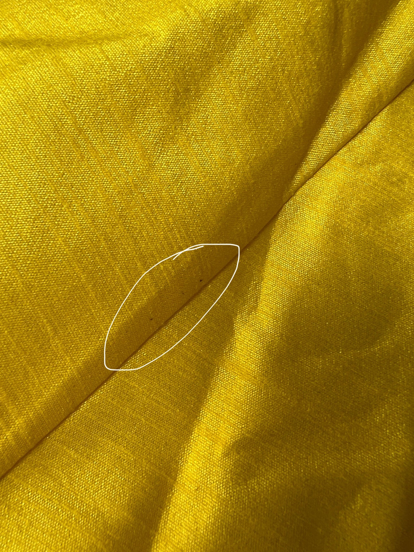 Imperfect Cancan Skirt - Yellow (Waist 38" Length 42")