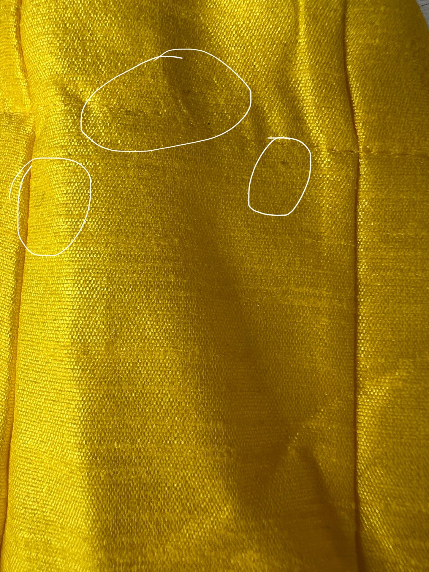 Imperfect Cancan Skirt - Yellow (Waist 38" Length 42")