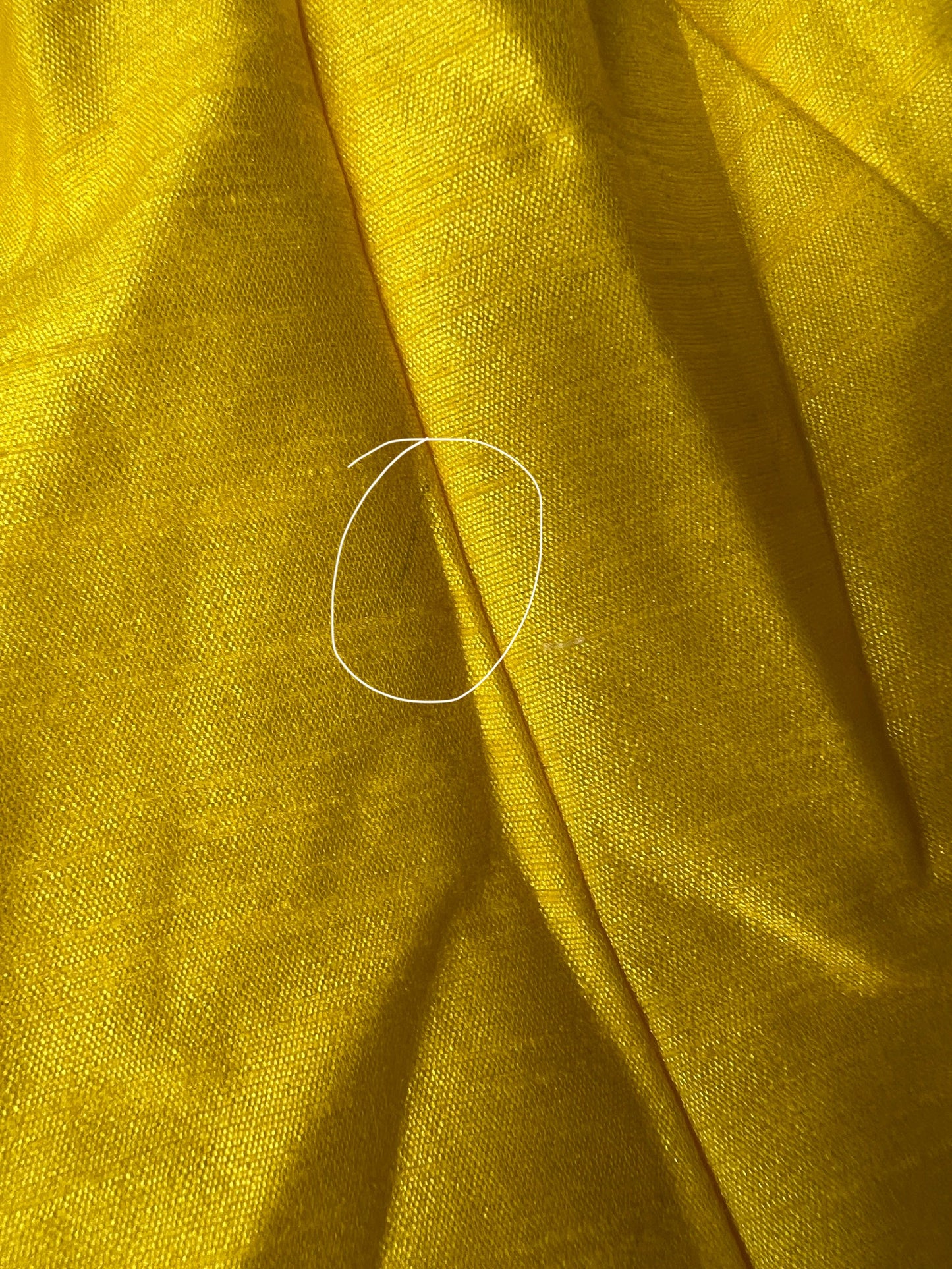 Imperfect Cancan Skirt - Yellow (Waist 38" Length 42")