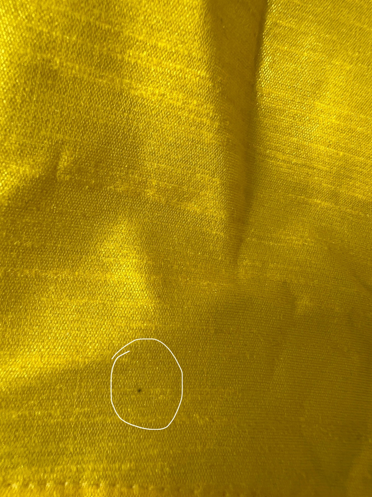 Imperfect Cancan Skirt - Yellow (Waist 38" Length 42")