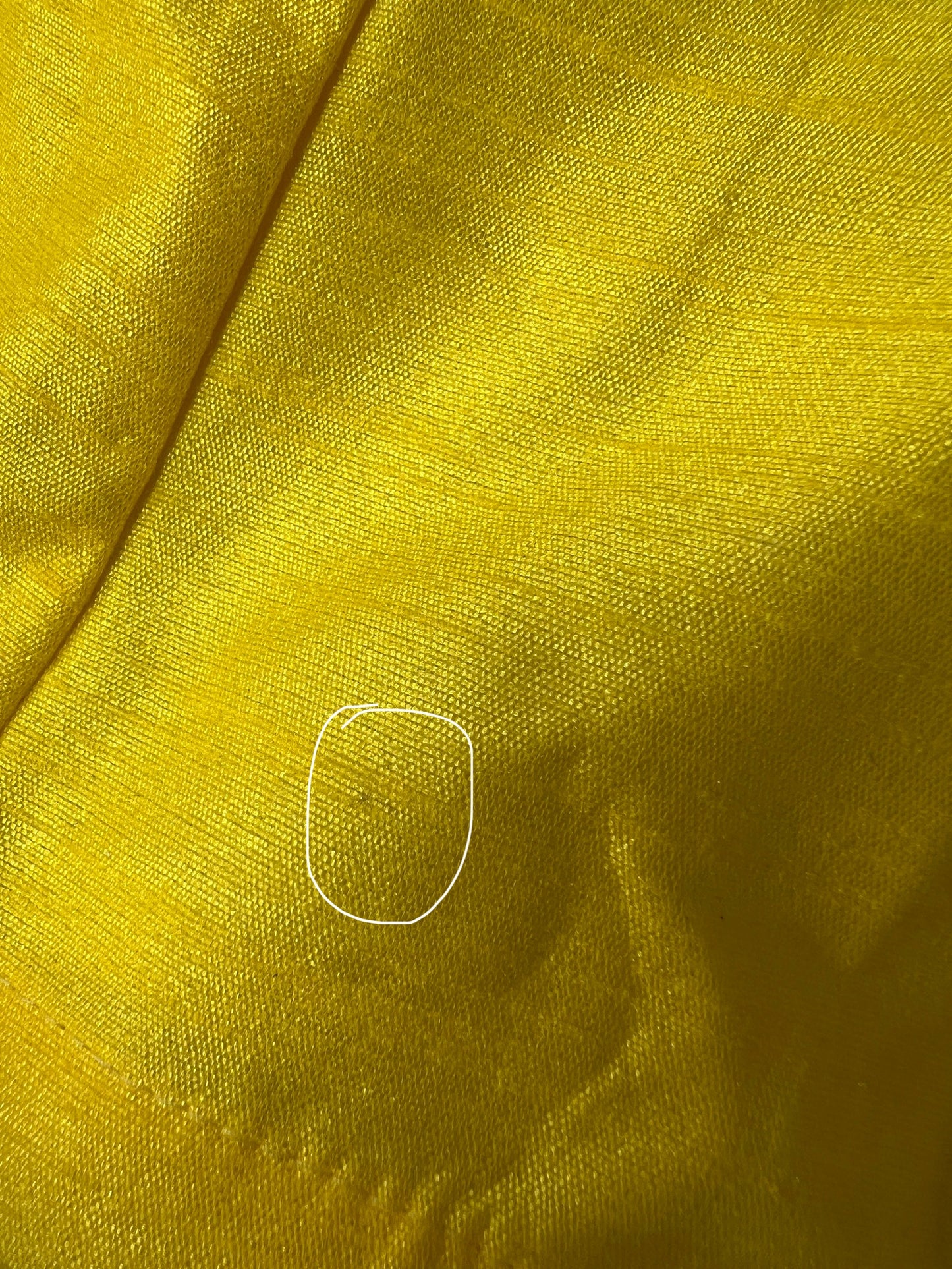 Imperfect Cancan Skirt - Yellow (Waist 38" Length 42")