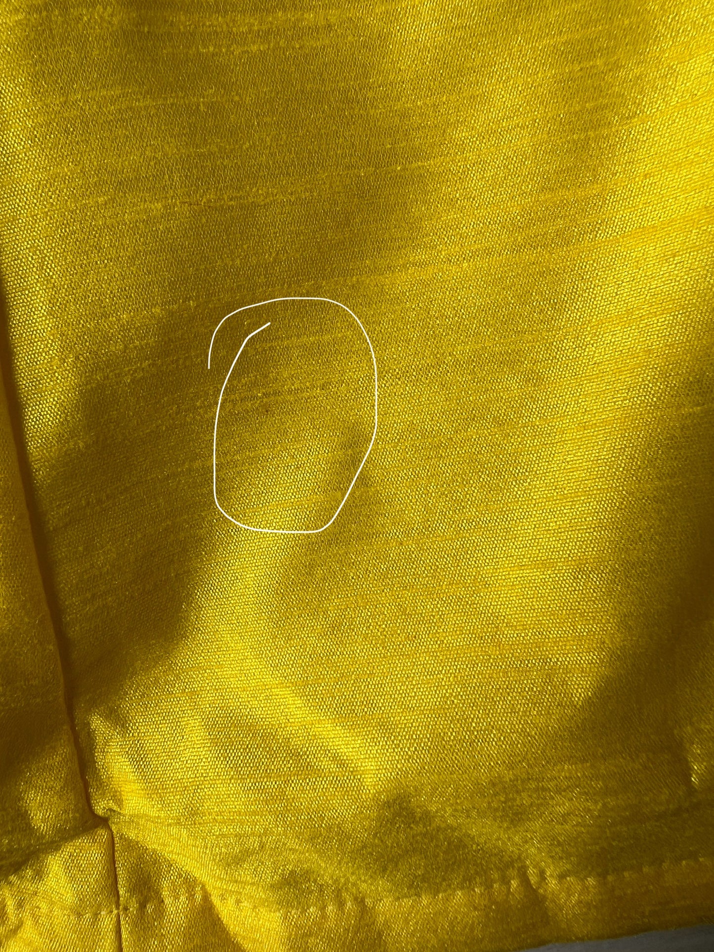 Imperfect Cancan Skirt - Yellow (Waist 38" Length 42")