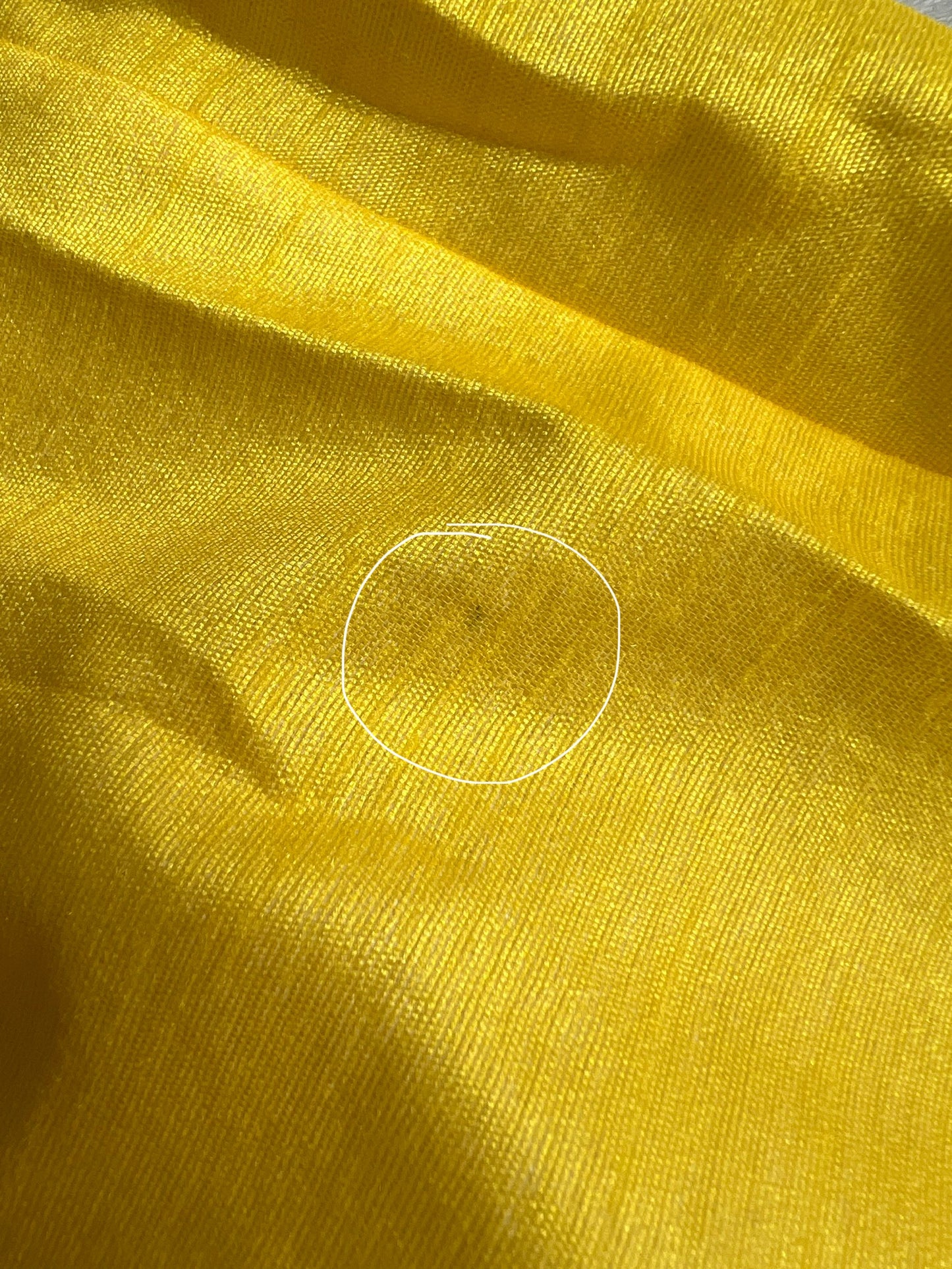 Imperfect Cancan Skirt - Yellow (Waist 38" Length 39")